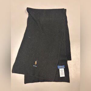 Polo by Ralph Lauren Charcoal Knit Scarf
